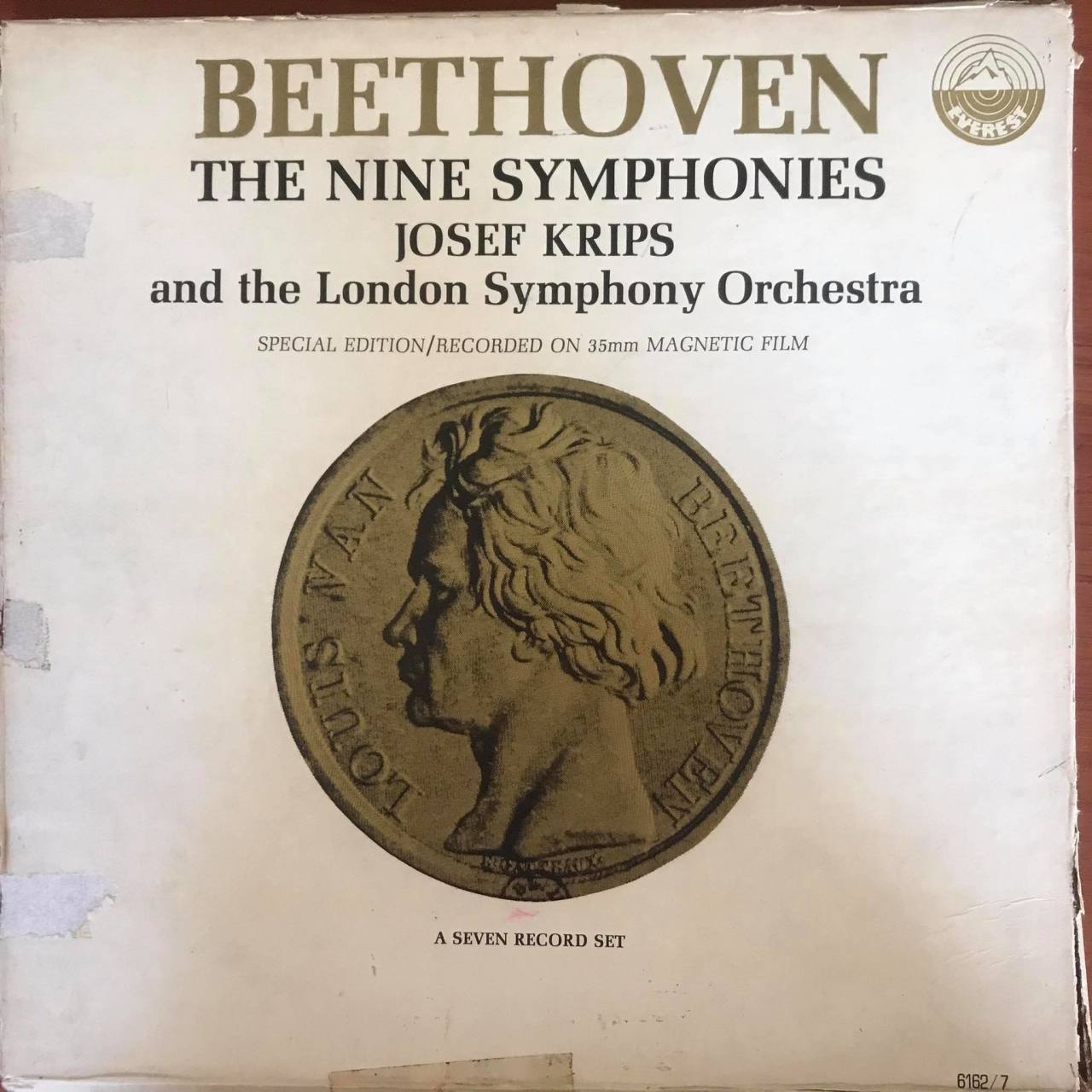 Beethoven The Nine Symphonies 7 LP Box Set Plak