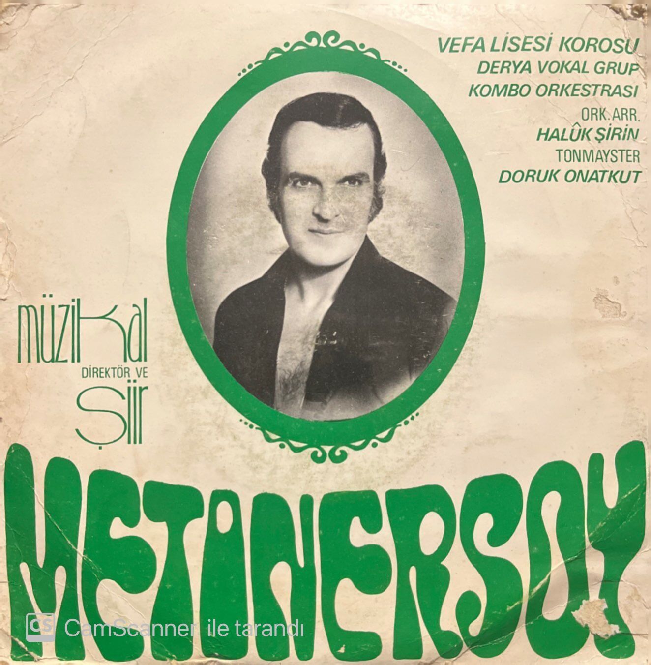 Metin Ersoy Vefa Lisesi Korosu 45lik Plak