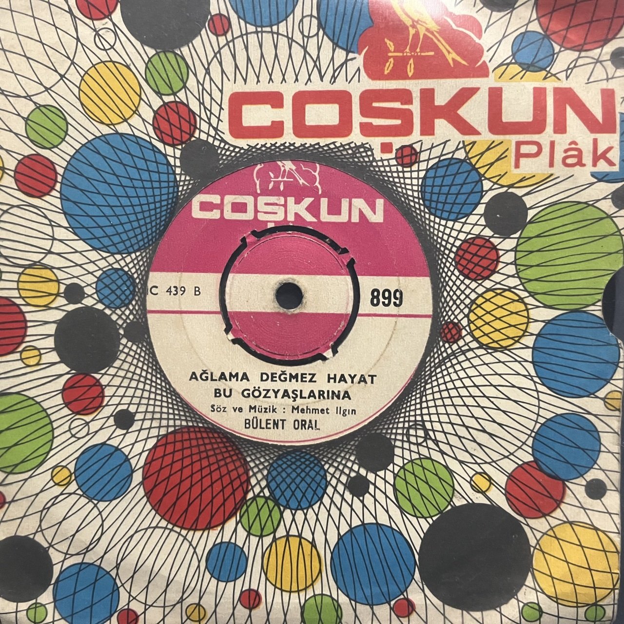 Bülent Oral Ağlama Değmez Hayat Bu Gözyaşlarına 45lik Plak