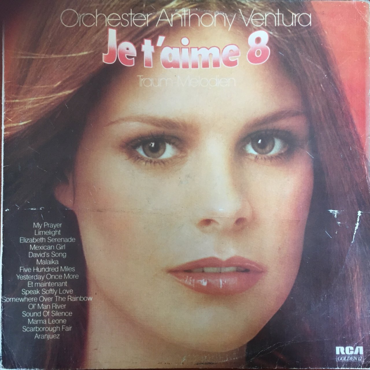 Je T'aime 8 Traum Melodien LP Plak