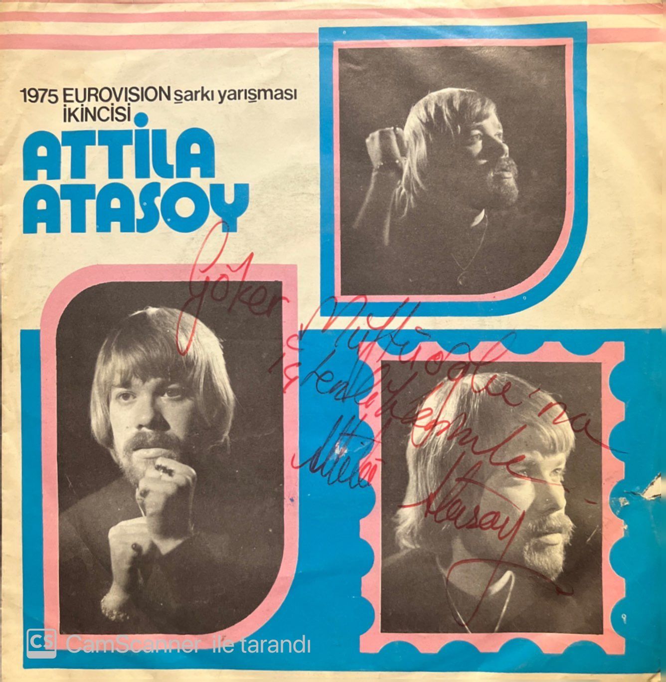 Atilla Atasoy Dilenci İmzalı 45lik plak