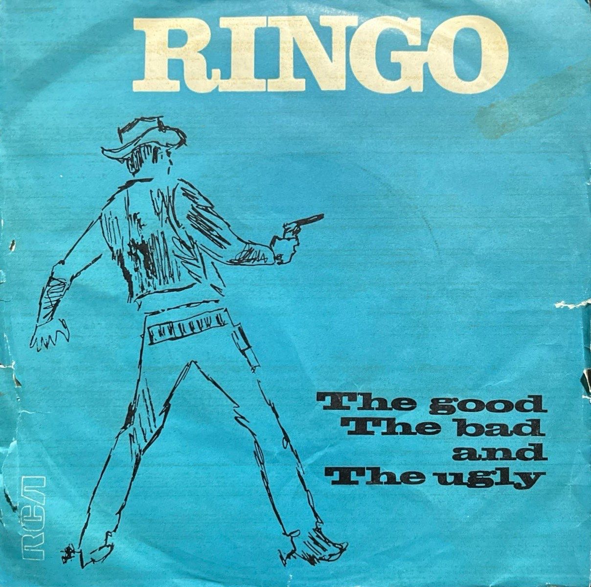 Ringo Hugo Montenegro The Good The Bad And The Ugly 45lik Plak