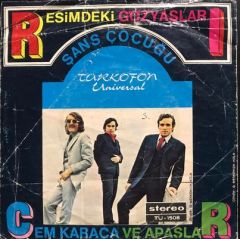 Cem Karaca Resimdeki Gözyaşları 45lik Plak