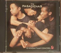 The Pasadenas To Whomit May Concern CD