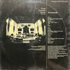Handel Wassermusik Classic LP Plak