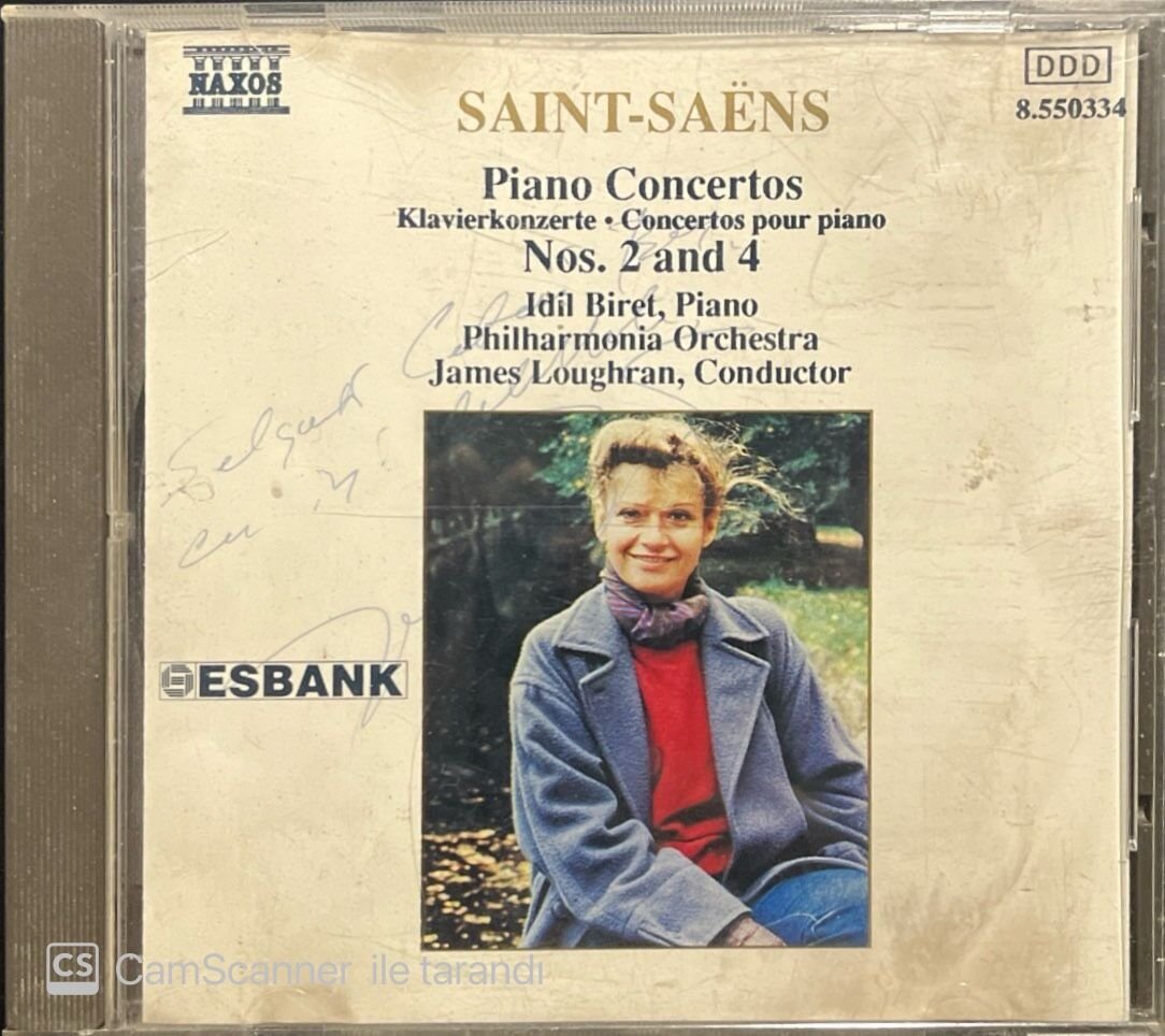 Saint-Saens Piano Concertos Classic CD