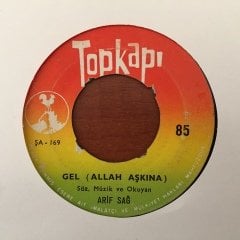 Arif Sağ Gel Allah Aşkına 45lik Plak