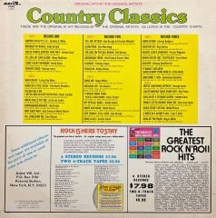 Country Classics 40 Original Hits Threeble LP Plak