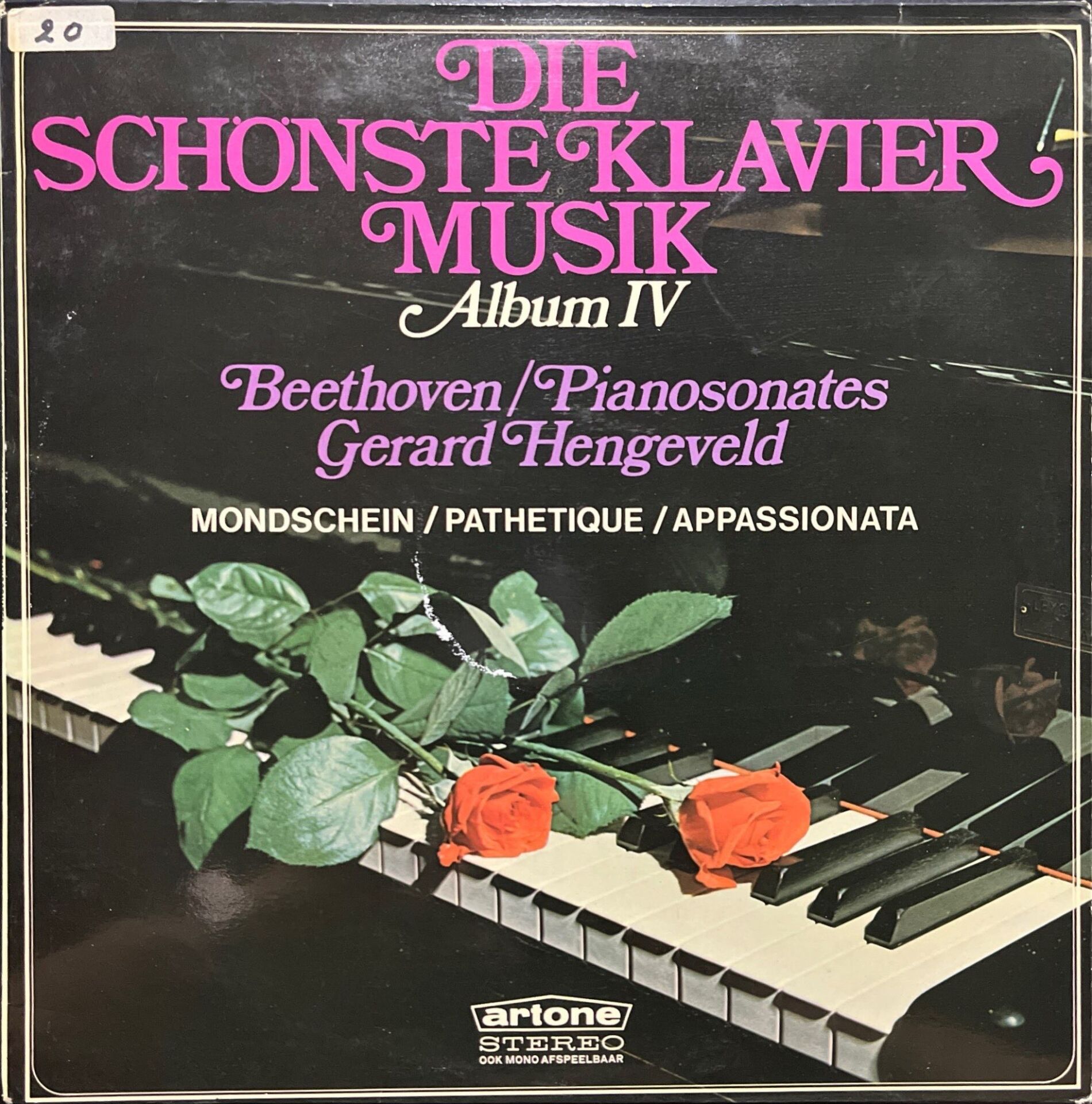 Die Schönste Klavier Music Album IV Beethoven Classic LP Plak