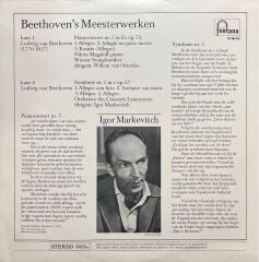 Beethoven's Meesterwerken Symfonie Nr.5 Classic LP Plak