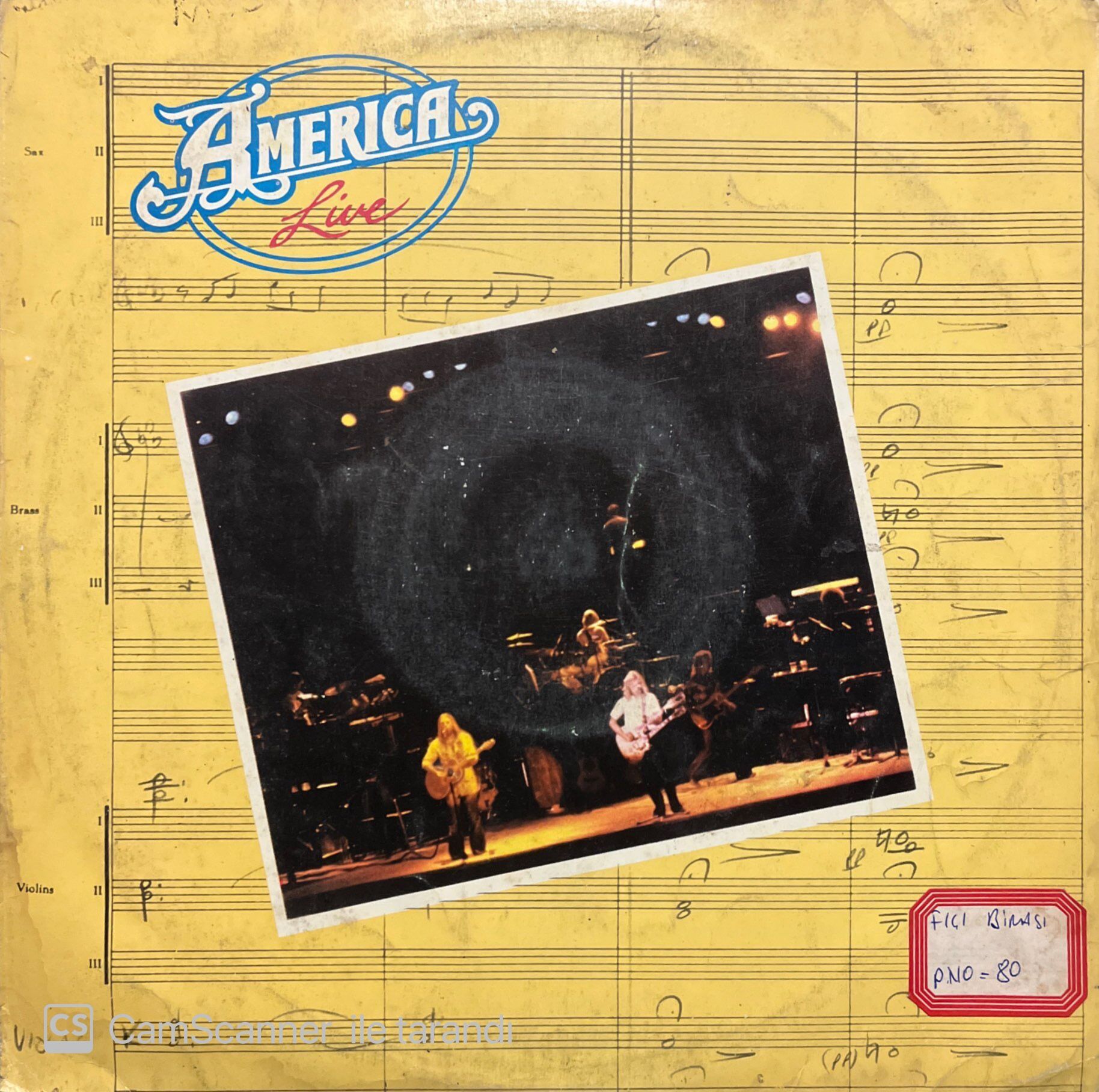 America Live LP Plak
