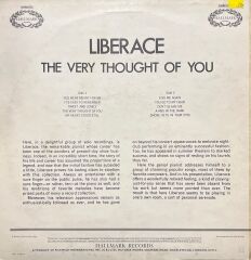 Liberace The Very Thought Of You Classic LP Plak