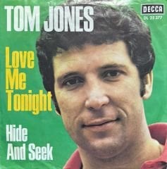 Tom Jones Love Me Tonight 45lik Plak