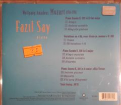 Fazıl Say Piano  Mozart CD