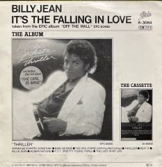 Michael Jackson Billie Jean 45lik Plak