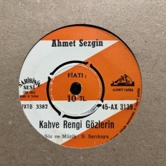Ahmet Sezgin Kahverengi Gözlerin 45lik Plak