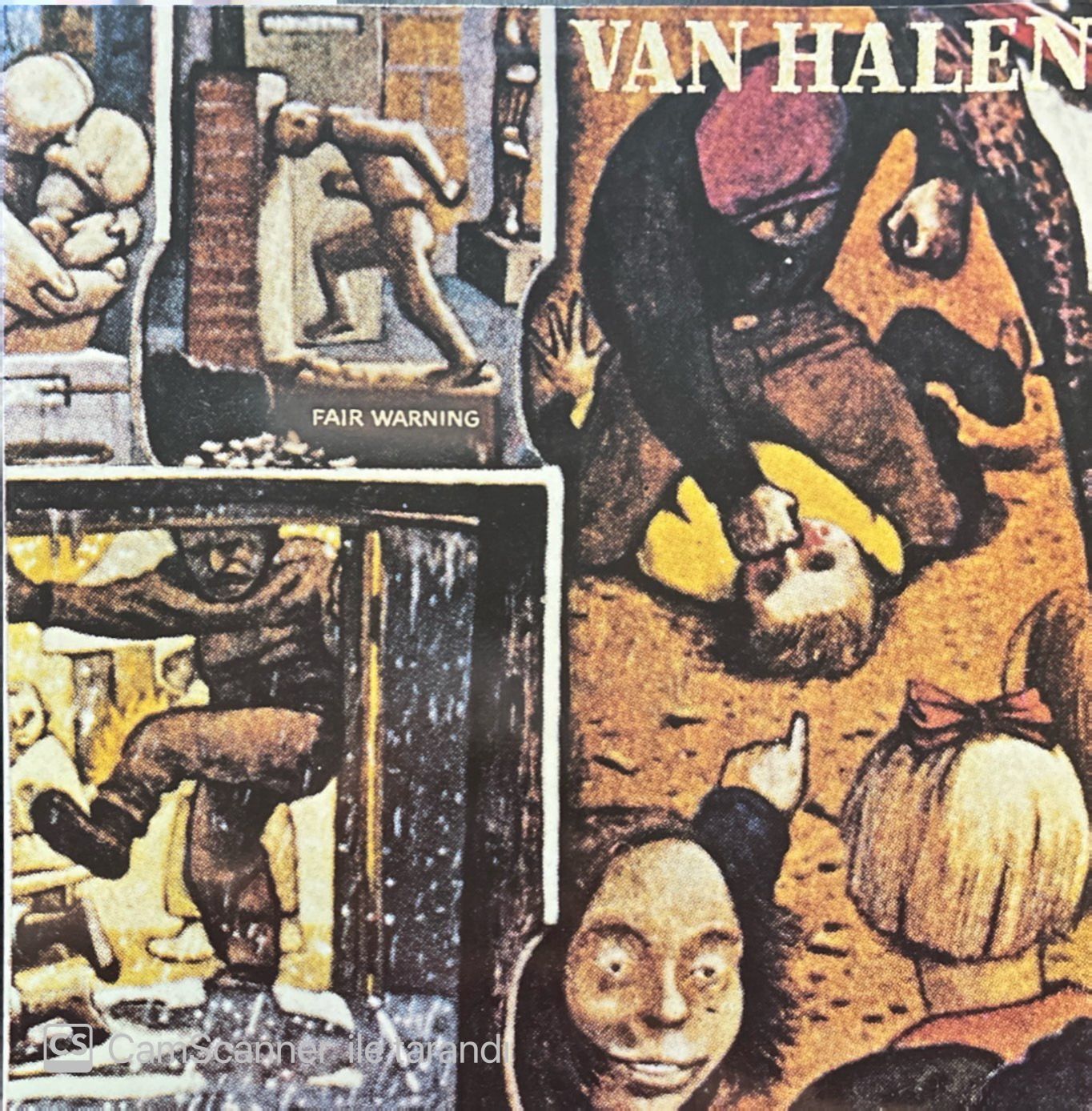 Van Halen Fair Warning LP Plak