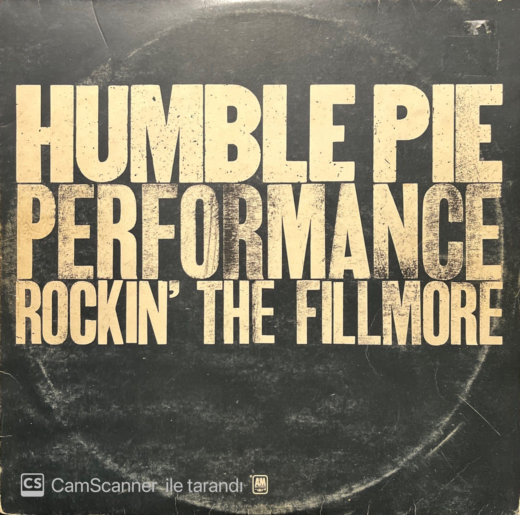 Humble Pie Performance Rockin' The Fillmore Double LP Plak