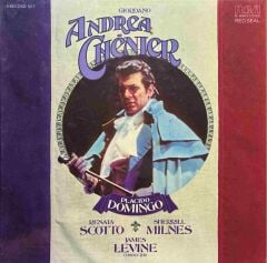 Giordano's Andrea Chenier Placido Domingo 3 LP Box Set Plak