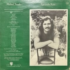 Michael Franks Tiger In The Rain LP Plak