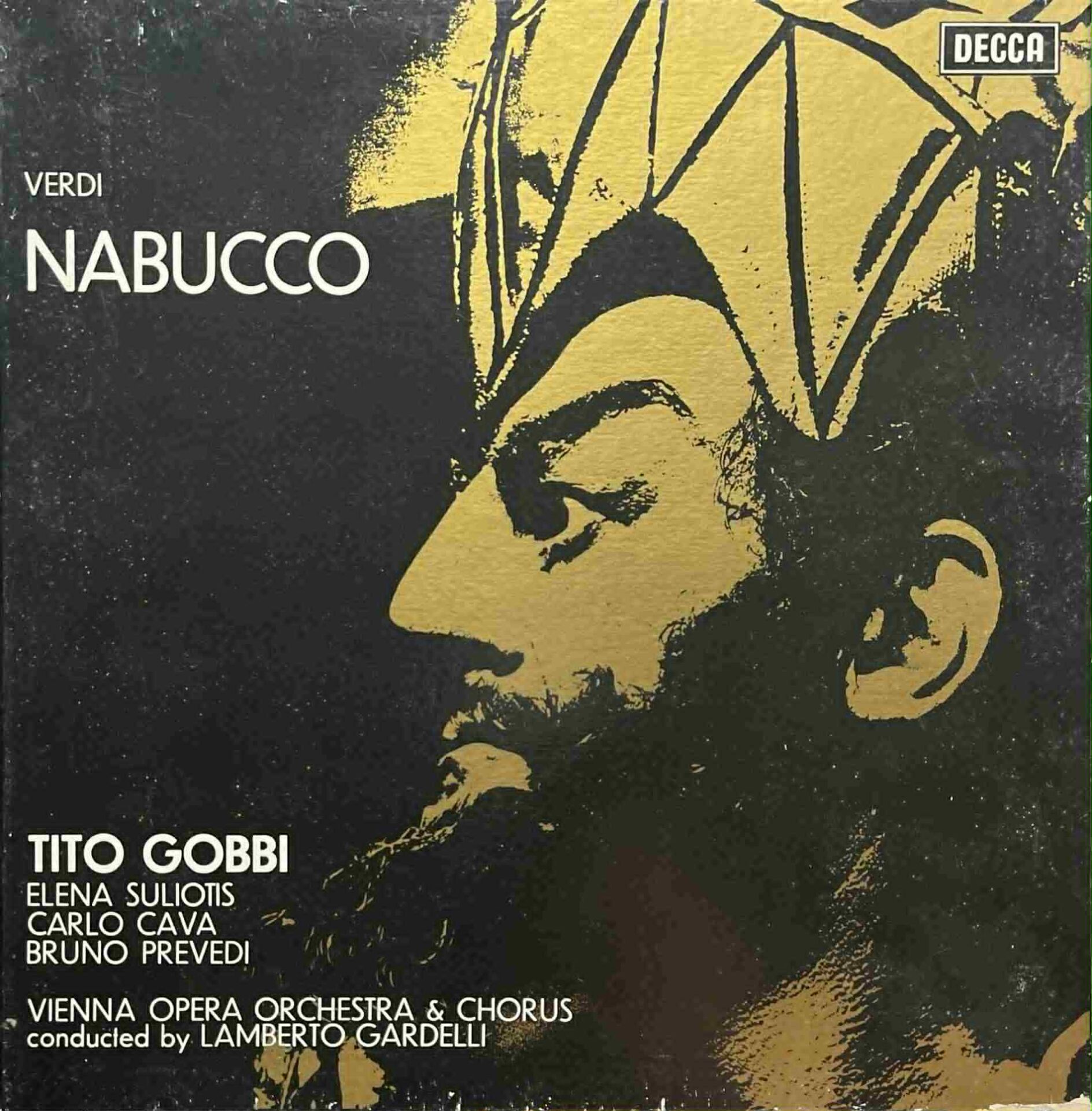 Giuseppe Verdi Nabucco 3 LP Box Set Plak