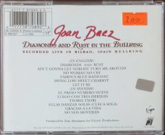 Joan Baez Diamonds And Rust İn The Bullring CD
