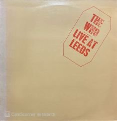 The Who Live At Leeds LP Plak