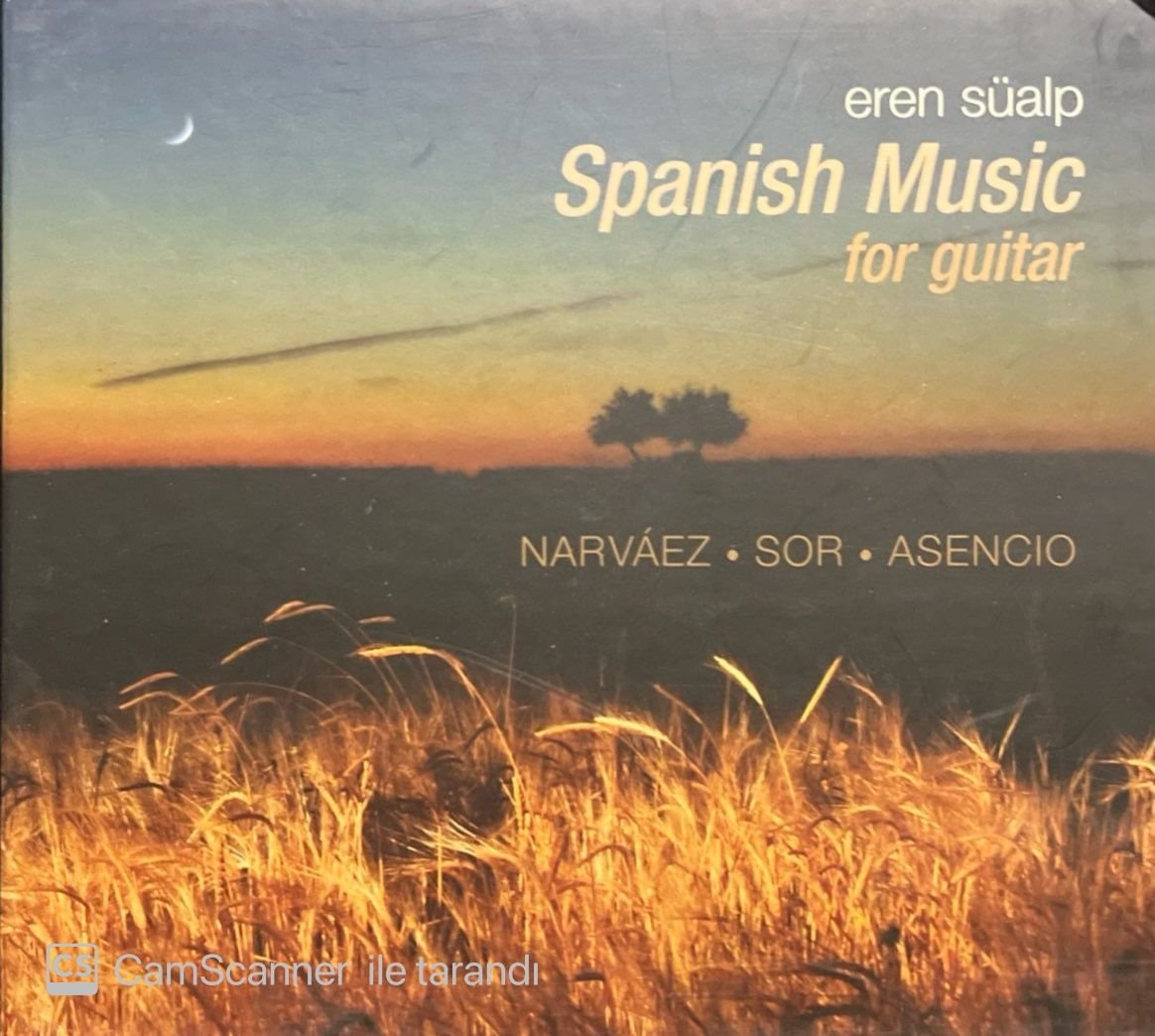 Eren Süalp Spanish Music For Guitar CD