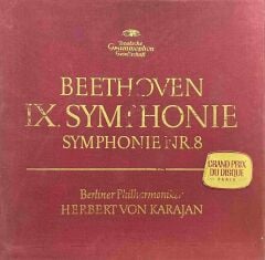 Beethoven IX. Symphonie / Symphonie Nr. 8 (2 LP) Box Set Plak