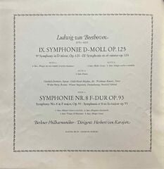 Beethoven IX. Symphonie / Symphonie Nr. 8 (2 LP) Box Set Plak