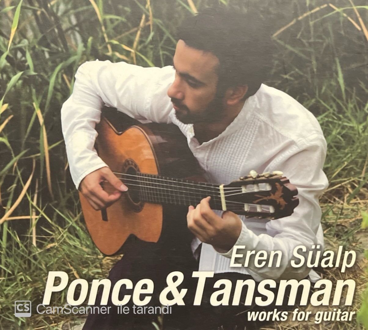Eren Süalp Ponce & Tansman Works For Guitar CD