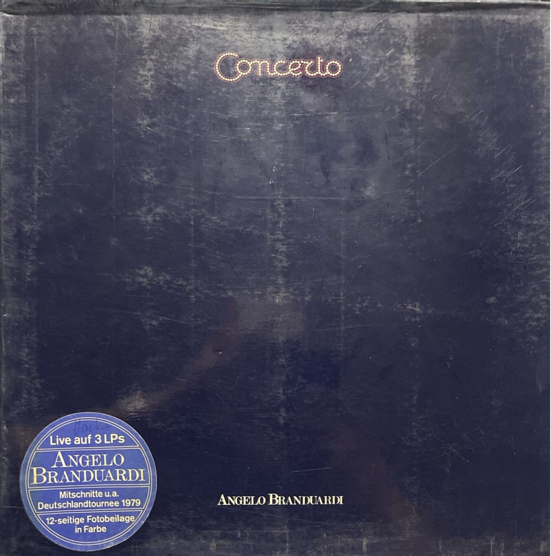 Angelo Branduardi Concerto (3 LP) Box Set Plak