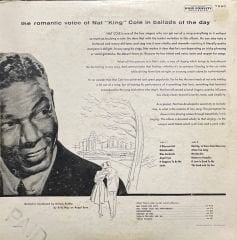 Nat King Cole Sings Ballads Of The Day LP Plak