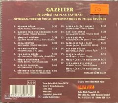 Gazeller 78 Devirli Taş Plak Kayıtları CD