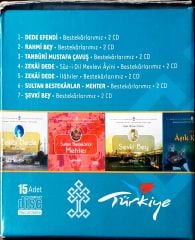 Türk Müziği T.C.Kültür Ve Turizm Bakanlığı Güzel Sanatlar Genel Müdürlüğü 15 Adet Disc CD