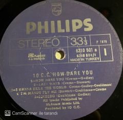 10CC How Dare You LP Plak