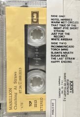 Marillion Clutching At Straws Kaset