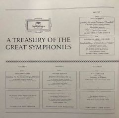 A Treasury Of The Great Symphonies 10 LP Box Set Plak