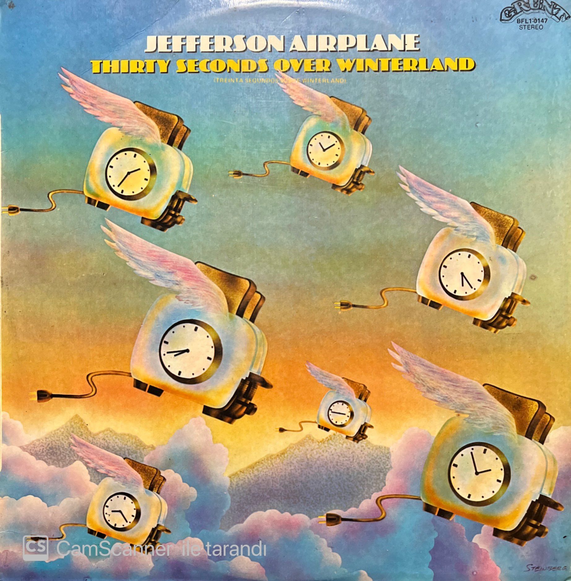 Jefferson Airplane Thirty Seconds Over Winterland LP Plak