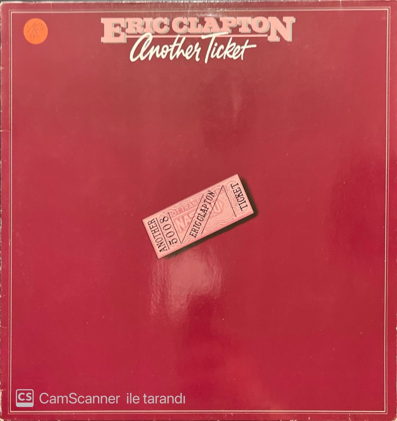 Eric Clapton Another Ticket LP Plak