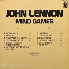 John Lennon Mind Games LP Plak