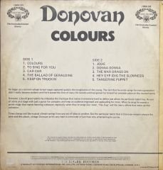Donovan Colours LP Plak