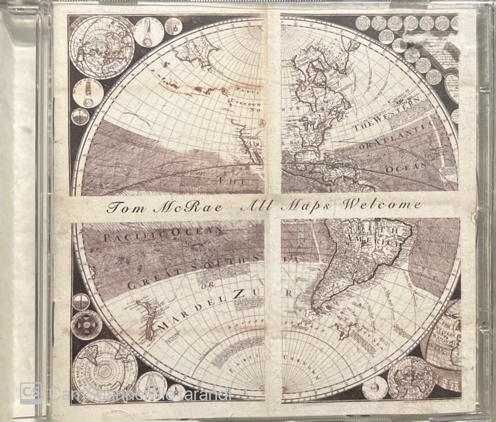 Tom McRae All Maps Welcome CD