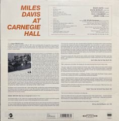 Miles Davis At Carnegie Hall LP Plak