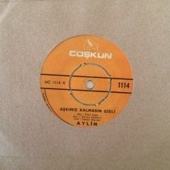 Aylin Aşkımız Kalmasın Gizli 45lik Plak