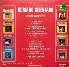 Adriano Celentano Original Super Rock LP Plak