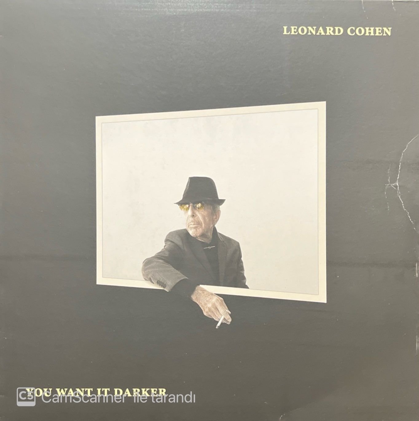 Leonard Cohen You Want It Darker LP Plak