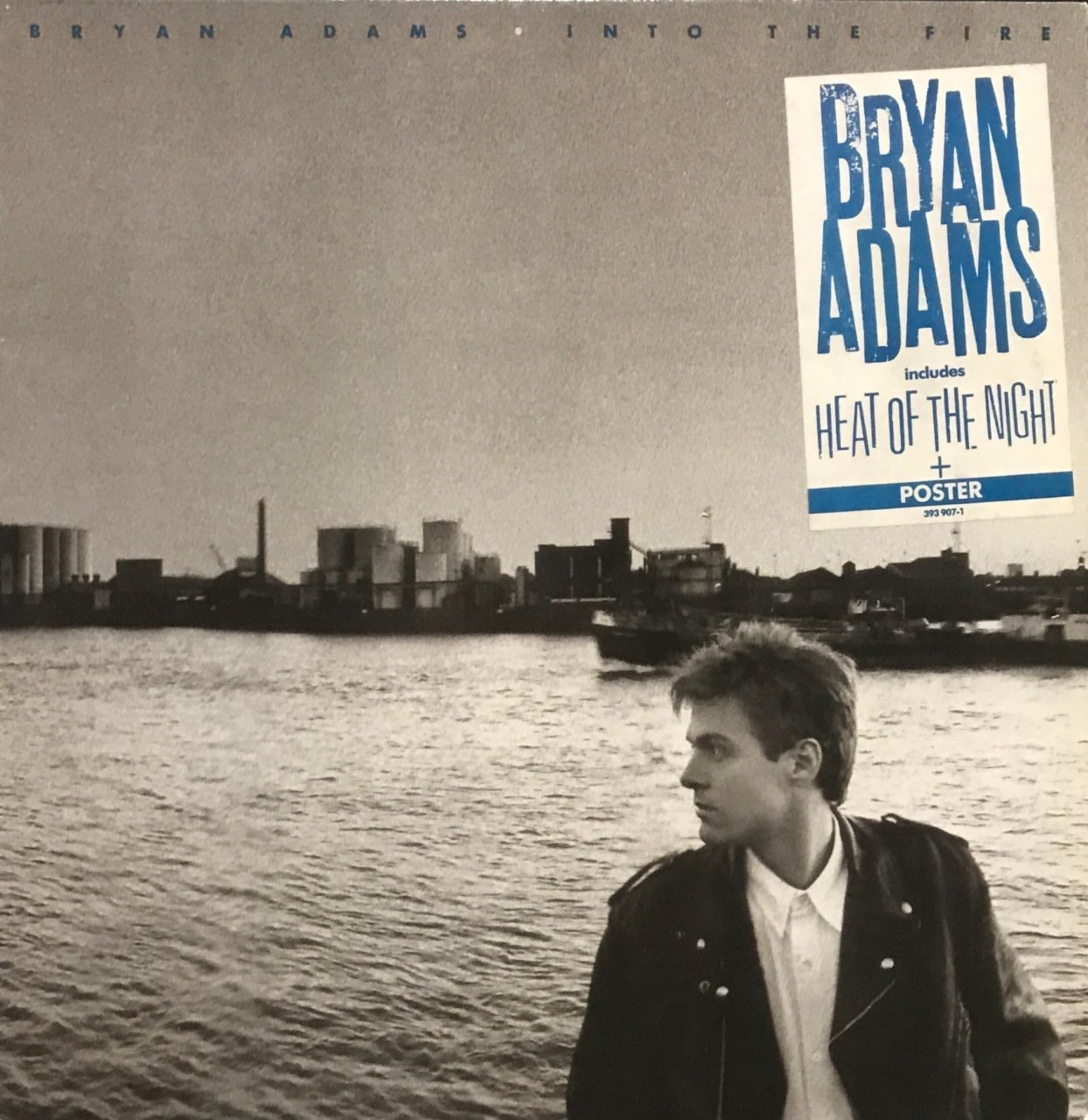 Bryan Adams Heat Of The Night LP Plak