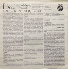 Liszt Piano Music Volume2 3 LP Box Set Plak