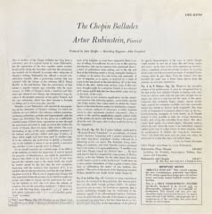 Rubinstein The Chopin Ballades & Scherzos CD